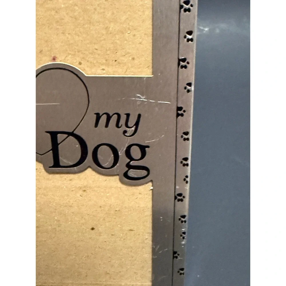 Pinnacle‎ Frames I Love My Dog Metal 3-Photo Collage Picture Frame Silver 5x7